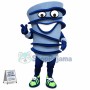 Happy Lightweight Tornado Mascot Costume