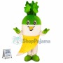 White Radish Mascot Costume