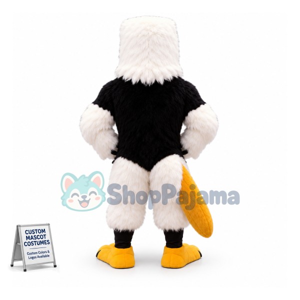 University Furry Eagle Mascot Costume