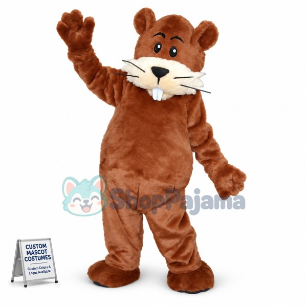 Brand New Beaver Mascot Costume
