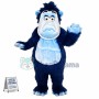 Blue Gorilla Mascot Costume