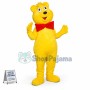 Yellow Lightweight Bear Mascot Costume