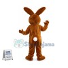 Brown & White Rabbit Mascot Costume