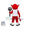 Angry Devil Mascot Costume