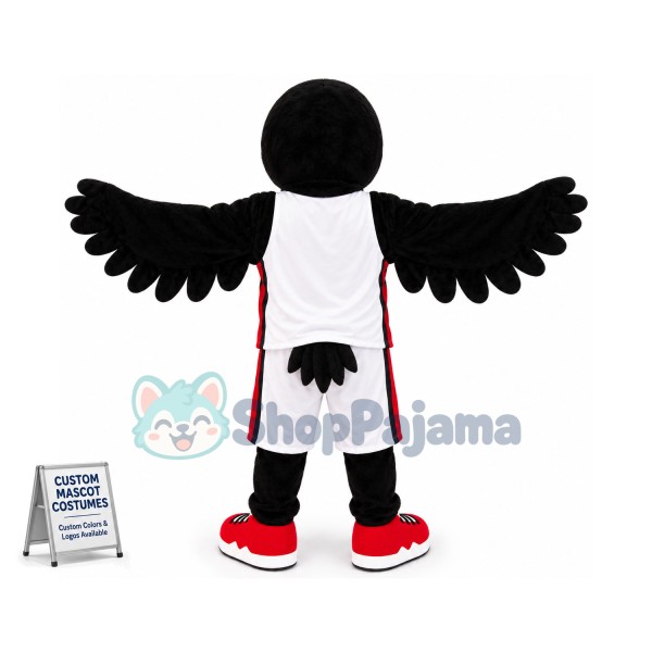 Black Raven Mascot Costume