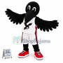 Black Raven Mascot Costume