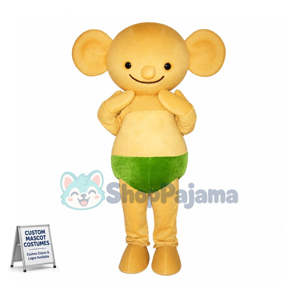 Yellow Koala Mascot Costume