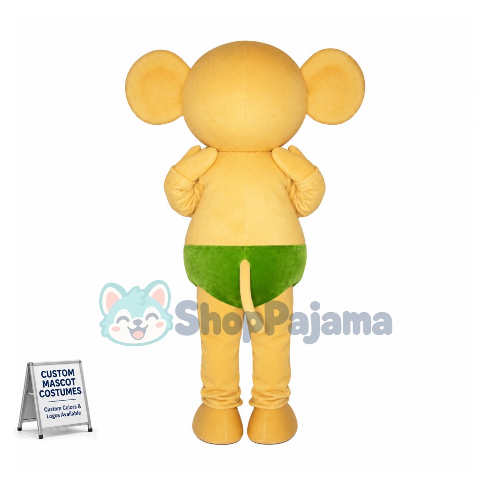 Yellow Koala Mascot Costume