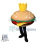 Big Hamburger Mascot Costume