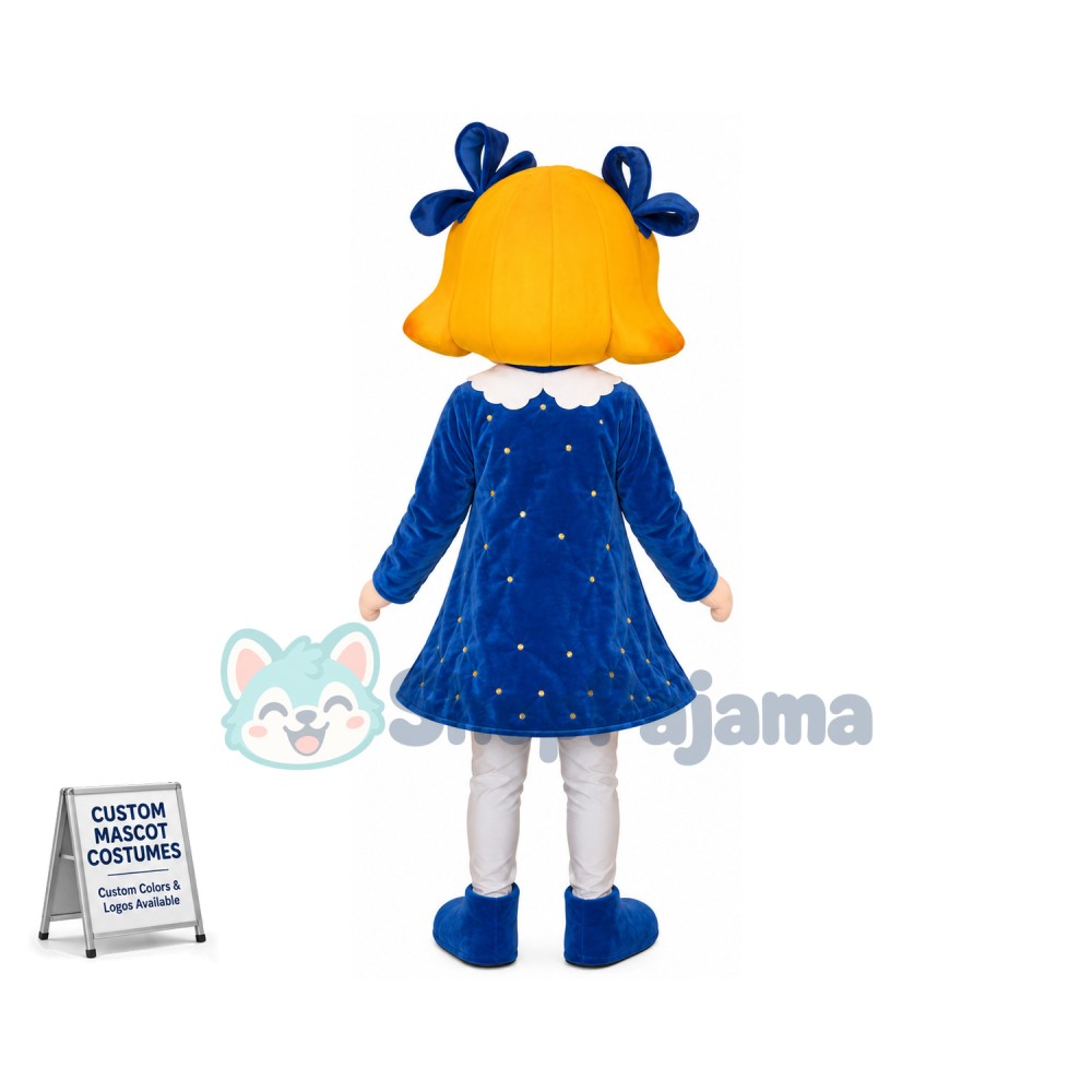 Beautiful Girl Mascot Costume Custom Mascot
