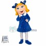 Beautiful Girl Mascot Costume Custom Mascot