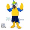 Yellow Parrot Mascot Costume