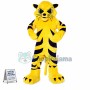 Yellow Wildcat Mascot Costume
