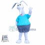 White Aardvark Mascot Costume