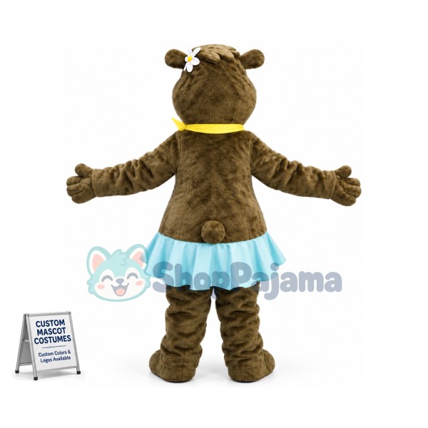 Beautiful Female Bear Mascot Costume