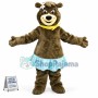 Beautiful Female Bear Mascot Costume