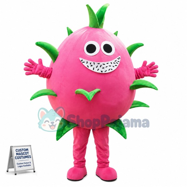 Dragon Fruit Mascot Costume