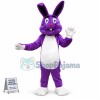 Purple Easter Bunny Mascot Costume