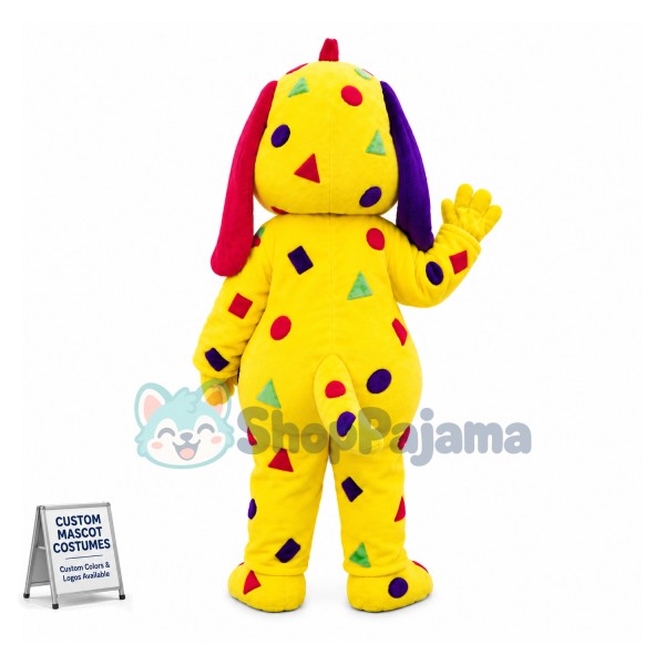 Yellow Dog Puppy Mascot Costume