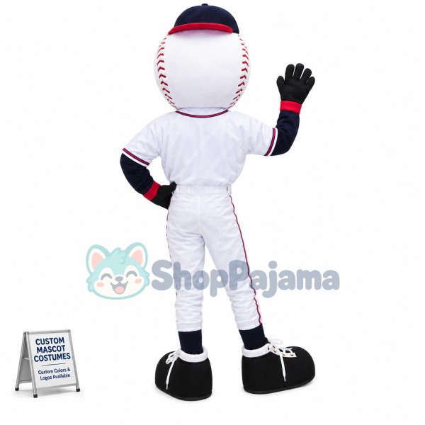 Homer Baseball Ball Mascot Costume