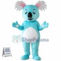 Blue Koala Mascot Costume