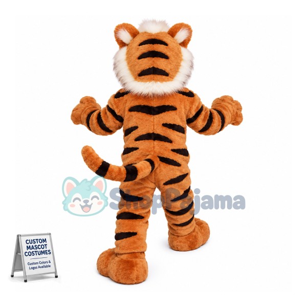 Striped Tiger Mascot Costume