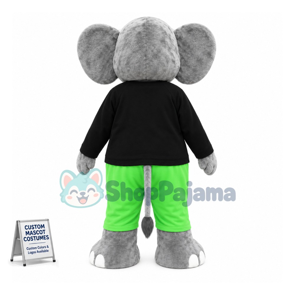 Best Quality Green Elephant Mascot Costume