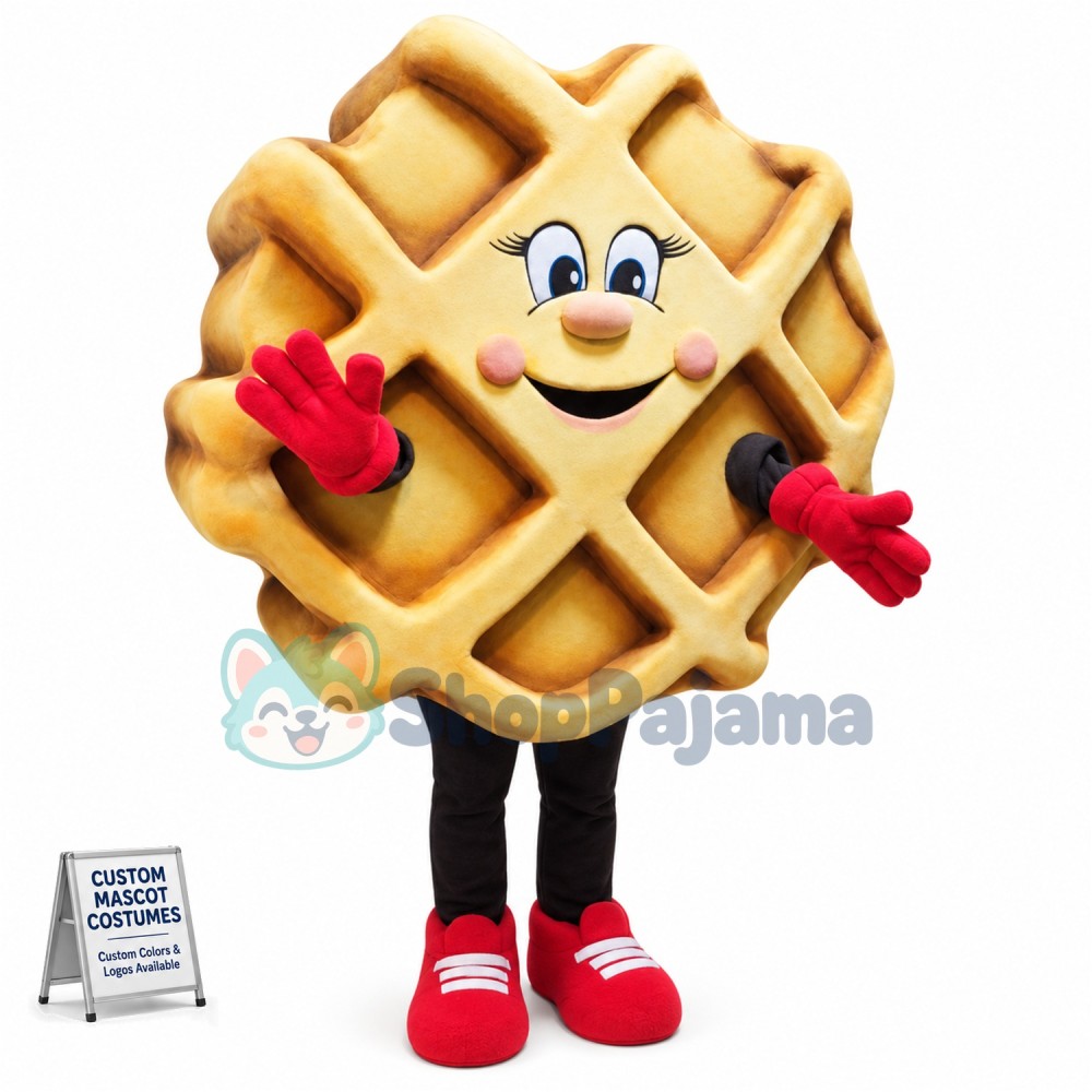 Waffle Mascot Costume