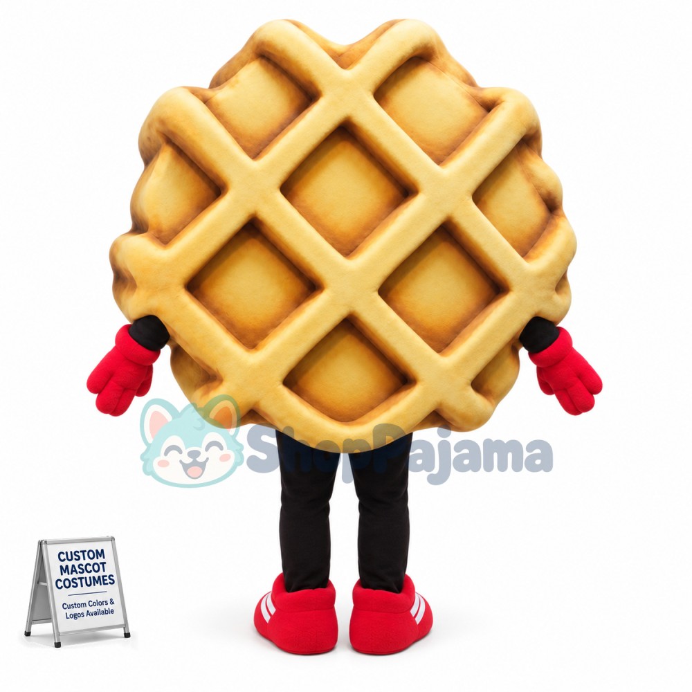 Waffle Mascot Costume