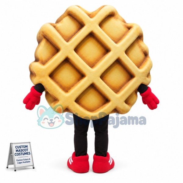 Waffle Mascot Costume
