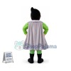 Green Hero Super Man Mascot Costume