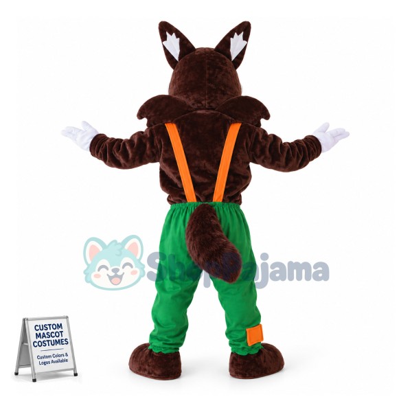 Wild Wolf Mascot Costume Custom Mascot
