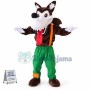 Wild Wolf Mascot Costume Custom Mascot