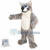 Alpha Wolf Mascot Costume