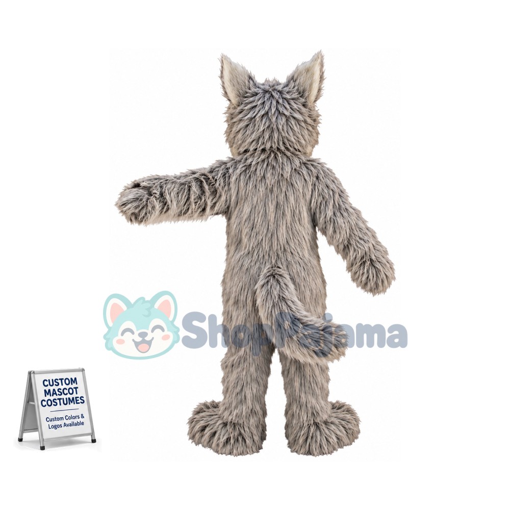 Alpha Wolf Mascot Costume