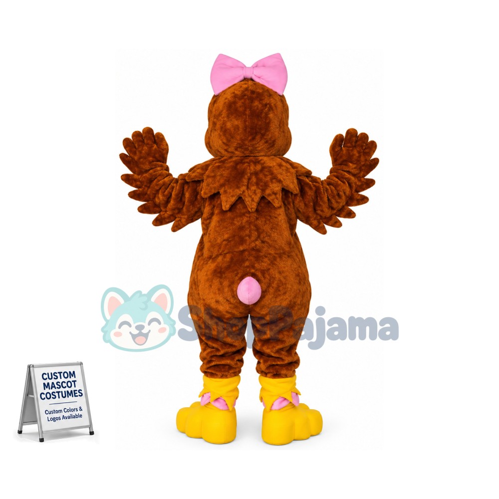 Girl Turkey Mascot Costume