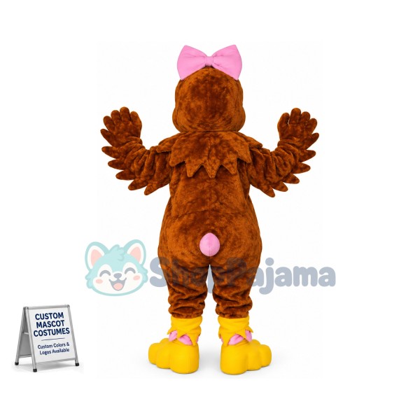 Girl Turkey Mascot Costume
