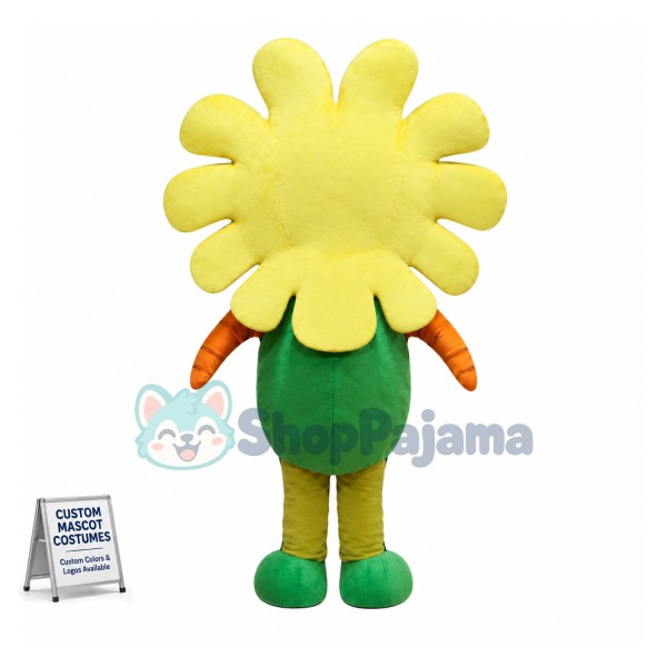 Custom Mascot Sun Flower Mascot Costume