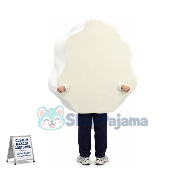 Big Fried Egg Mascot Costume