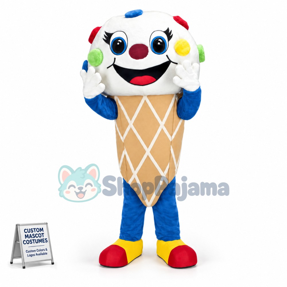 Custom Mascot Ice Cream Mascot Costume