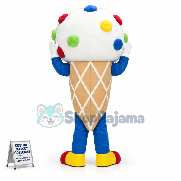 Custom Mascot Ice Cream Mascot Costume