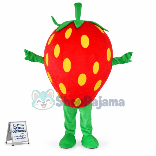 Custom Mascot Strawberry Mascot Costume