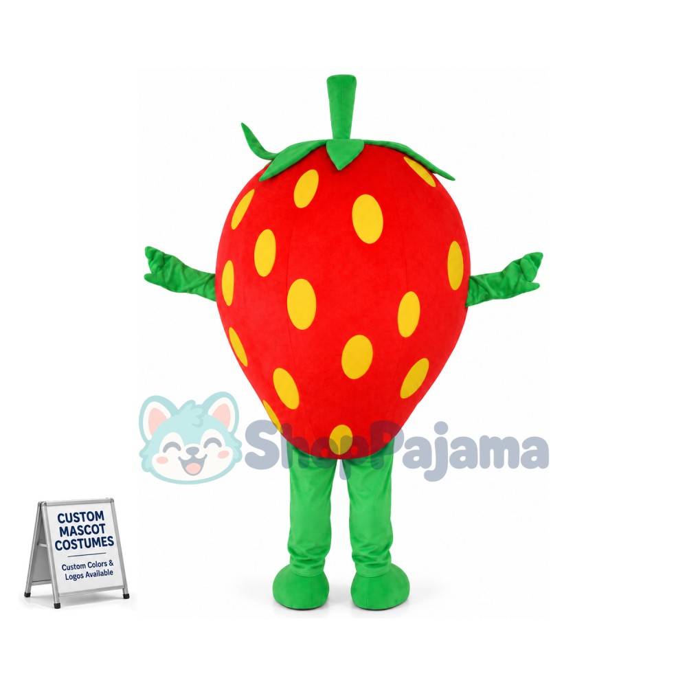 Custom Mascot Strawberry Mascot Costume