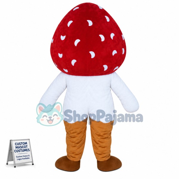 Strawberry Boy Mascot Costume