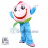 Custom Mascot Pink Peach Mascot Costume