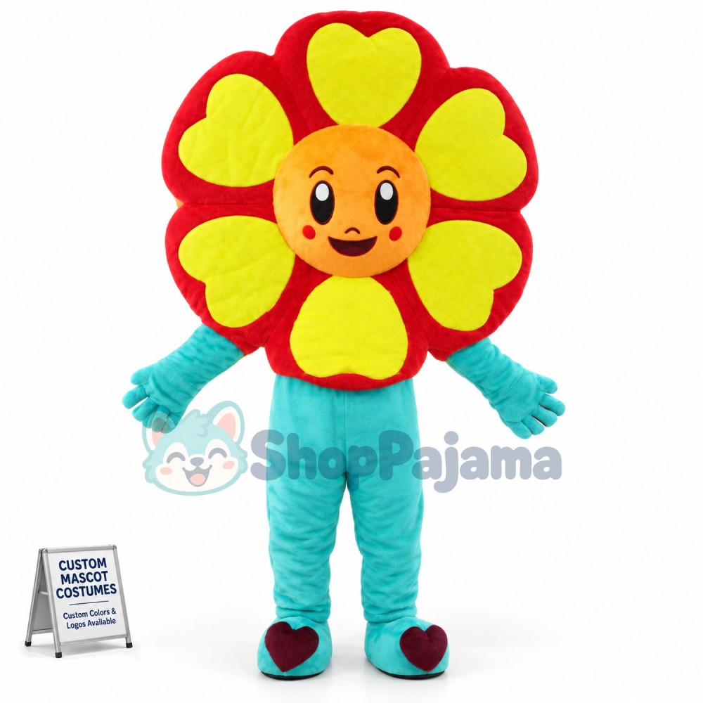 Custom Mascot Sunflower Mascot Costume