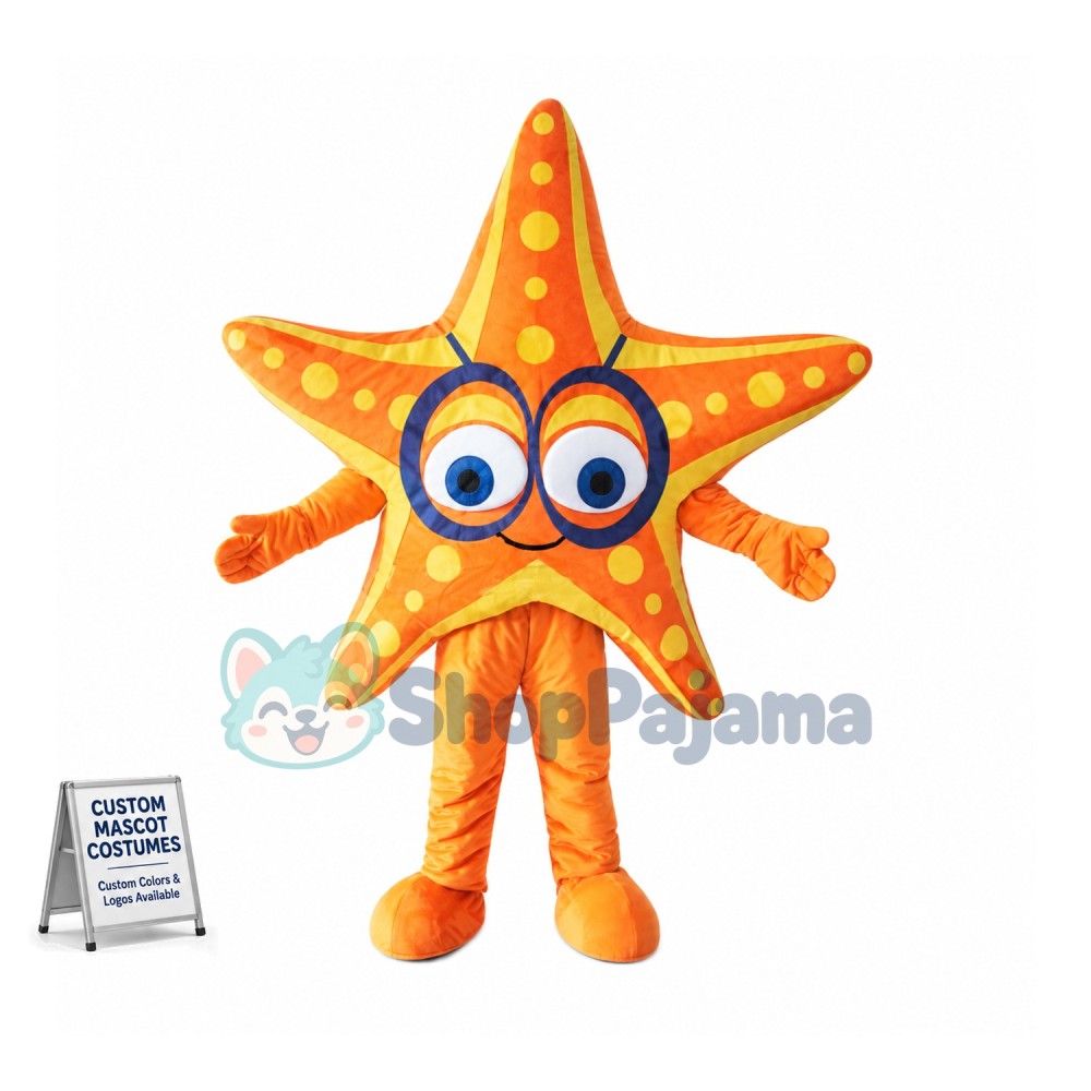 Custom Mascot Star Fish Mascot Costume