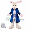 Elegant Rabbit Mascot Costume Custom Mascot