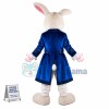 Elegant Rabbit Mascot Costume Custom Mascot