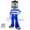 Best Quality Grey Wolf Mascot Costume